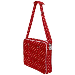 Pois Doré / Rouge Cross Body Office Bag by kcreatif