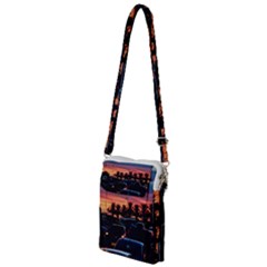 Urban Sunset Scene, Punta Del Este   Uruguay Multi Function Travel Bag by dflcprintsclothing