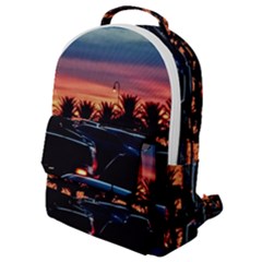 Urban Sunset Scene, Punta Del Este   Uruguay Flap Pocket Backpack (small) by dflcprintsclothing