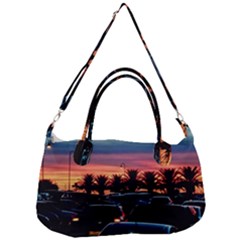 Urban Sunset Scene, Punta Del Este   Uruguay Removal Strap Handbag by dflcprintsclothing