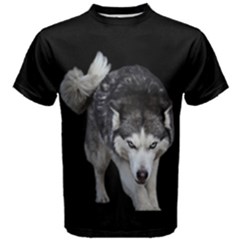 Wolf Men s Cotton Tee by myuique