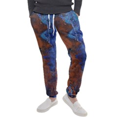 Grunge Colorful Abstract Texture Print Men s Jogger Sweatpants by dflcprintsclothing