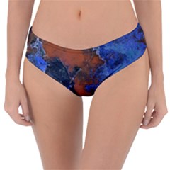 Grunge Colorful Abstract Texture Print Reversible Classic Bikini Bottoms by dflcprintsclothing