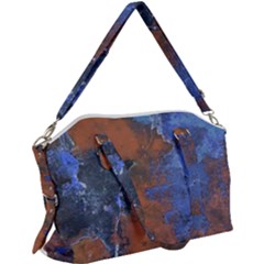 Grunge Colorful Abstract Texture Print Canvas Crossbody Bag by dflcprintsclothing