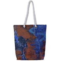 Grunge Colorful Abstract Texture Print Full Print Rope Handle Tote (small) by dflcprintsclothing