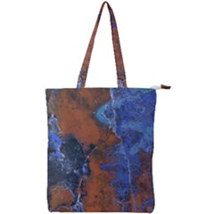 Grunge Colorful Abstract Texture Print Double Zip Up Tote Bag by dflcprintsclothing