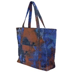 Grunge Colorful Abstract Texture Print Zip Up Canvas Bag by dflcprintsclothing