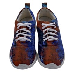 Grunge Colorful Abstract Texture Print Women Athletic Shoes by dflcprintsclothing