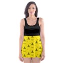 Gadsden Flag Don t tread on me Yellow and Black Pattern with american stars Skater Dress Swimsuit View1