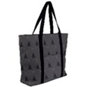 Gadsden Flag Don t tread on me black and gray snake and metal gothic crosses Zip Up Canvas Bag View2