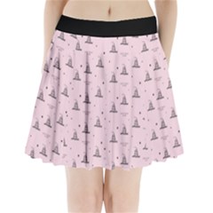 Gadsden Flag Standard Color Pink Gadsden Flag Pattern3 Stars K Gadsden Flag Pattern3 Black Background Pleated Mini Skirt by snek