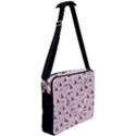 Gadsden Flag Don t tread on me Light Pink and Black Pattern with american stars Cross Body Office Bag View2