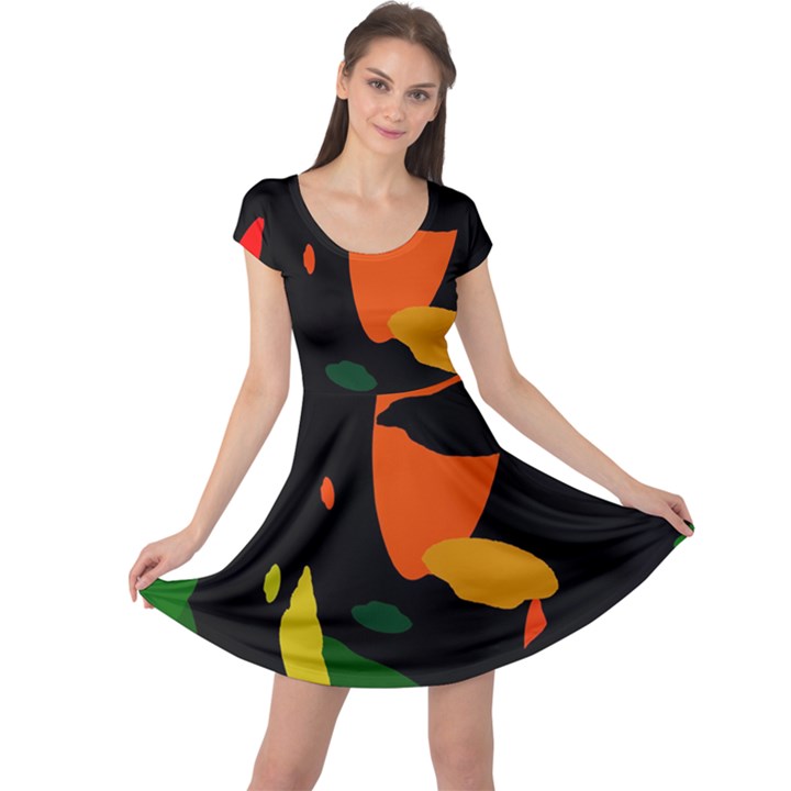 Pattern Formes Tropical Cap Sleeve Dress