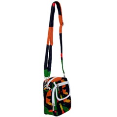 Pattern Formes Tropical Shoulder Strap Belt Bag by kcreatif