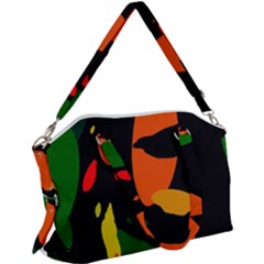 Pattern Formes Tropical Canvas Crossbody Bag