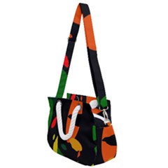 Pattern Formes Tropical Rope Handles Shoulder Strap Bag by kcreatif