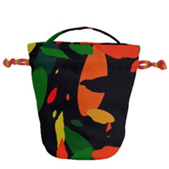 Pattern Formes Tropical Drawstring Bucket Bag by kcreatif