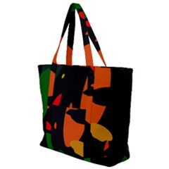 Pattern Formes Tropical Zip Up Canvas Bag by kcreatif