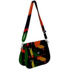 Pattern Formes Tropical Saddle Handbag by kcreatif