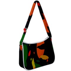 Pattern Formes Tropical Zip Up Shoulder Bag by kcreatif