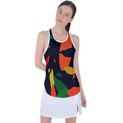 Pattern Formes Tropical Racer Back Mesh Tank Top