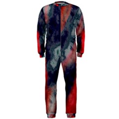 Dégradé Bleu Foncé/rouge Onepiece Jumpsuit (men)  by kcreatif