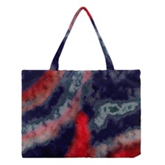 Dégradé Bleu Foncé/rouge Medium Tote Bag