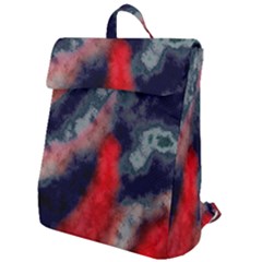 Dégradé Bleu Foncé/rouge Flap Top Backpack by kcreatif