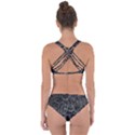 Pattern Effet Lignes Blanc Criss Cross Bikini Set View2