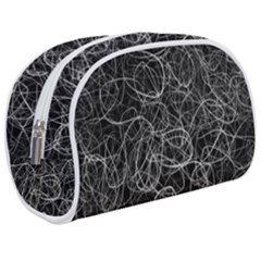 Pattern Effet Lignes Blanc Makeup Case (medium)