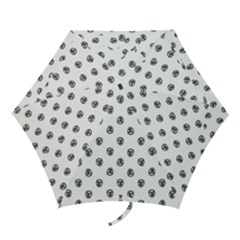 Funny Clown Sketchy Drawing Pattern Mini Folding Umbrellas by dflcprintsclothing