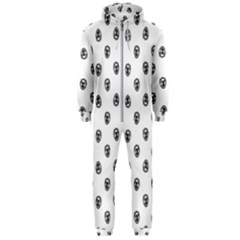 Funny Clown Sketchy Drawing Pattern Hooded Jumpsuit (men)  by dflcprintsclothing