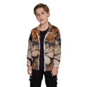 Wonderful Floral Design With Butterflies Kids  Windbreaker View2