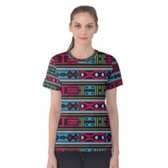 Shapes Rows                                                 Women s Cotton Tee