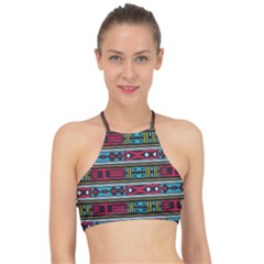 Shapes Rows                                                Racer Front Bikini Top by LalyLauraFLM