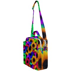 Colorful Sunflowers                                                Crossbody Day Bag by LalyLauraFLM