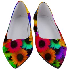 Colorful sunflowers                                              Women s Block Heels