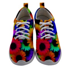 Colorful sunflowers                                                Women Athletic Shoes