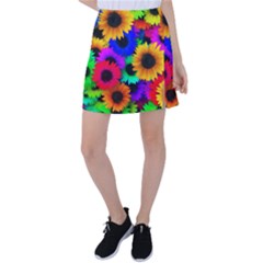 Colorful sunflowers                                                       Tennis Skirt