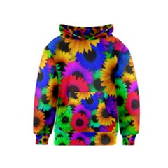 Colorful sunflowers                                                   Kid s Pullover Hoodie