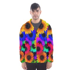 Colorful sunflowers                                                   Mesh Lined Wind Breaker (Men)