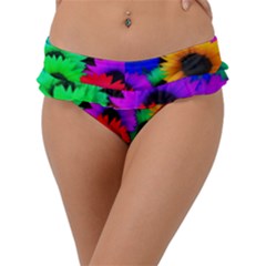 Colorful sunflowers                                                 Frill Bikini Bottom