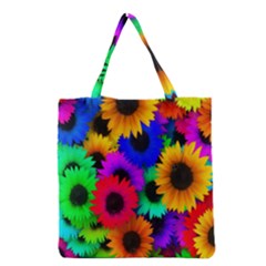 Colorful sunflowers                                                   Grocery Tote Bag