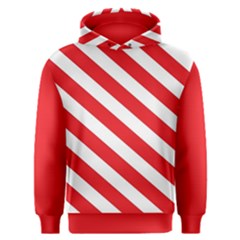 Candy Cane Red White Line Stripes Pattern Peppermint Christmas Delicious Design Men s Overhead Hoodie by genx