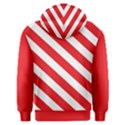 Candy Cane Red White Line stripes pattern peppermint Christmas delicious design Men s Overhead Hoodie View2