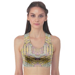 Temple Of Wood With A Touch Of Japan Sports Bra by pepitasart