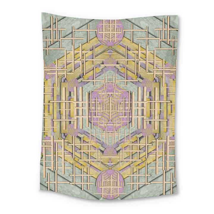 Temple Of Wood With A Touch Of Japan Medium Tapestry