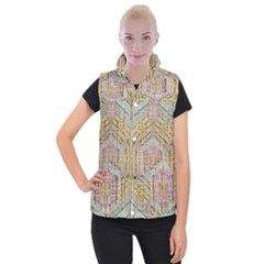 Temple Of Wood With A Touch Of Japan Women s Button Up Vest