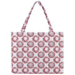 Peppermint Candy Dots Mini Tote Bag by bloomingvinedesign