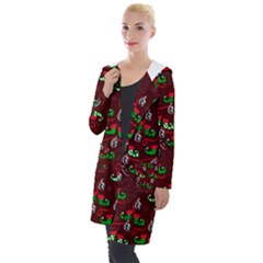 Elves Jingle Hooded Pocket Cardigan by bloomingvinedesign